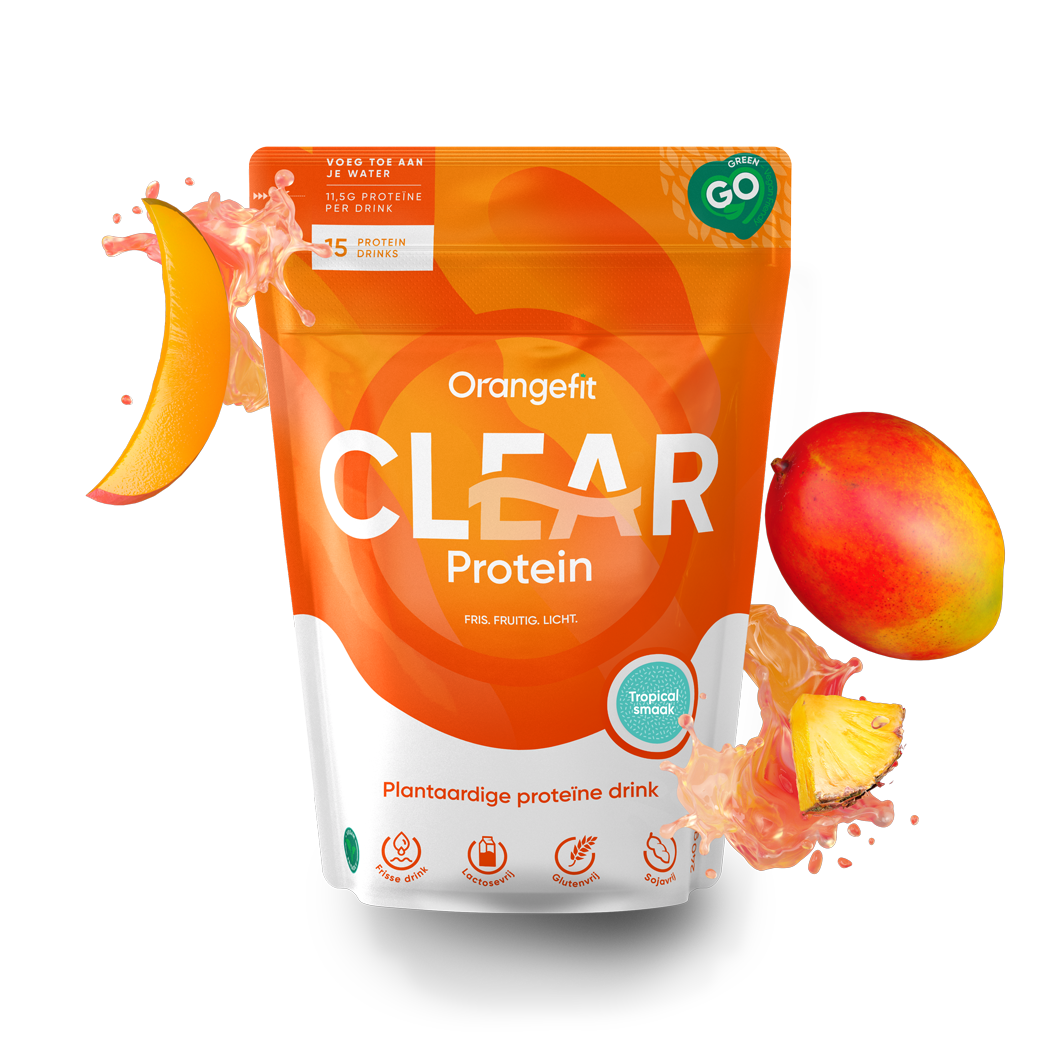 Orangefit Protein-Limonade Clear Tropical, 240g