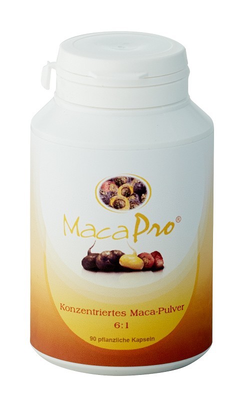 Konzentriertes Maca Pulver 90 Kapseln 6:1, bio