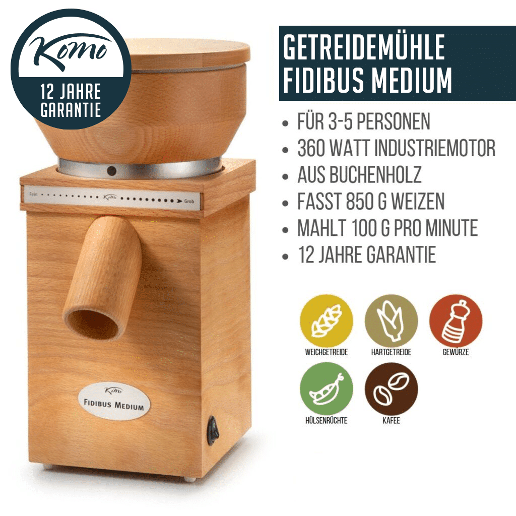 KoMo Getreidemühle Fidibus Medium