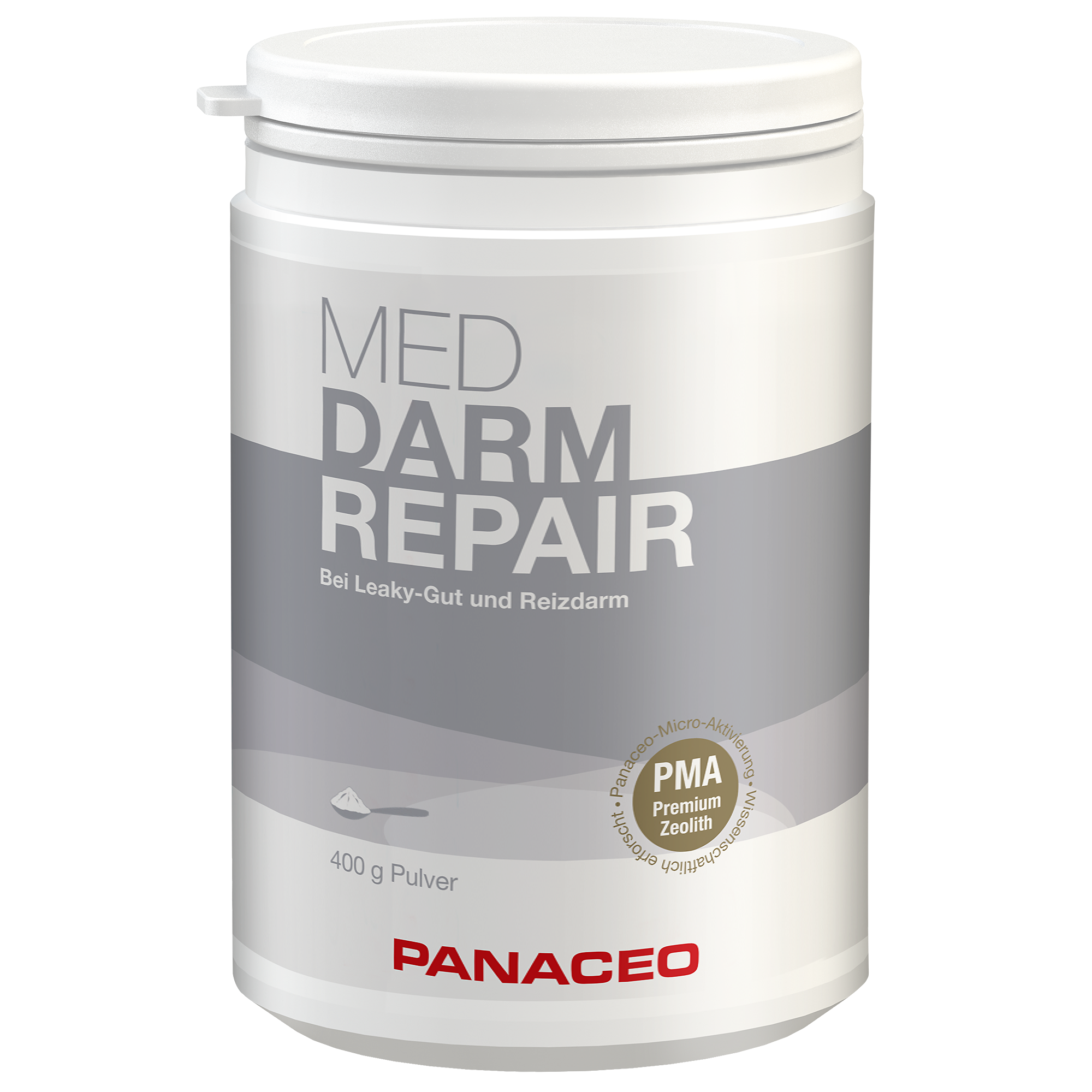 Zeolith_Pulver_kaufen_Panaceo_MED_Darm_Repair_Pulver_400g